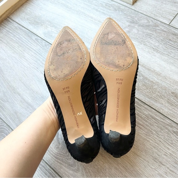 French Connection Women's Kornelia Lace Heels - Picture 12 of 14